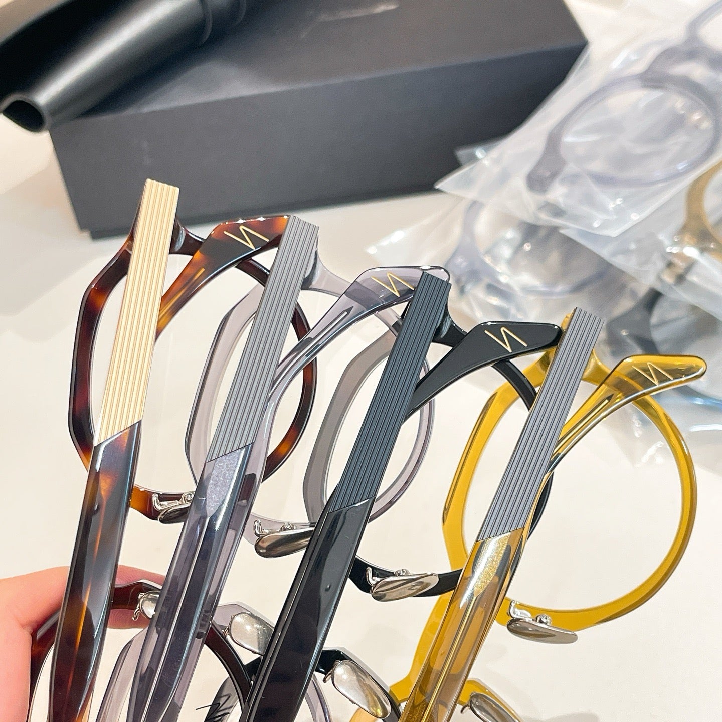 Model: 19-1005 Black Eyeglasses -Inspired Yohji Yamamoto
