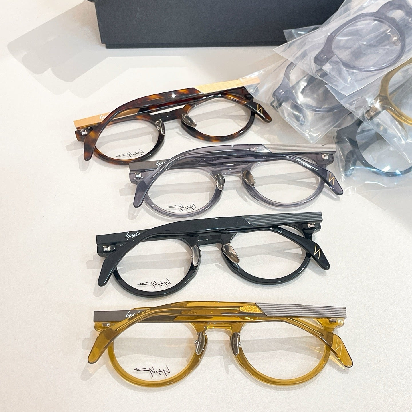 Model: 19-1005 Black Eyeglasses -Inspired Yohji Yamamoto