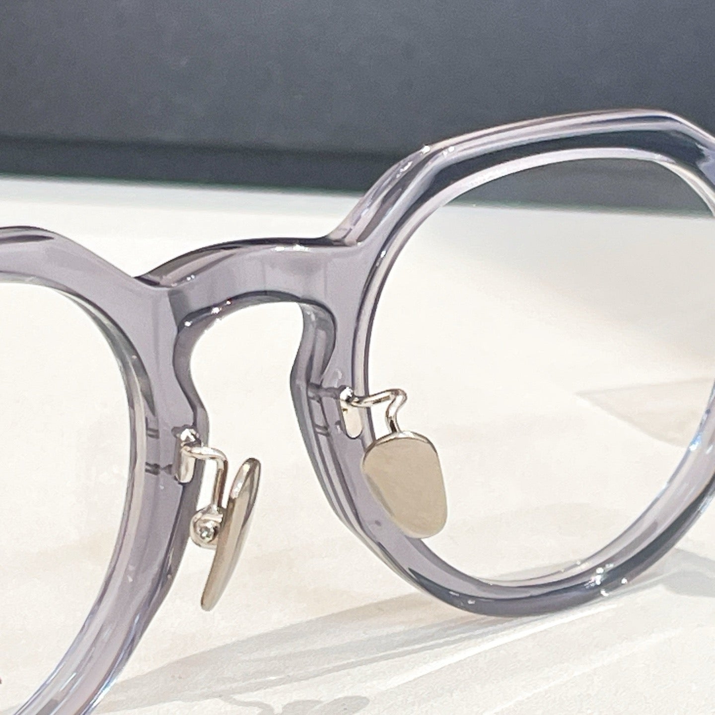 Model: 19-1005 Light Grey Eyeglasses -Inspired Yohji Yamamoto