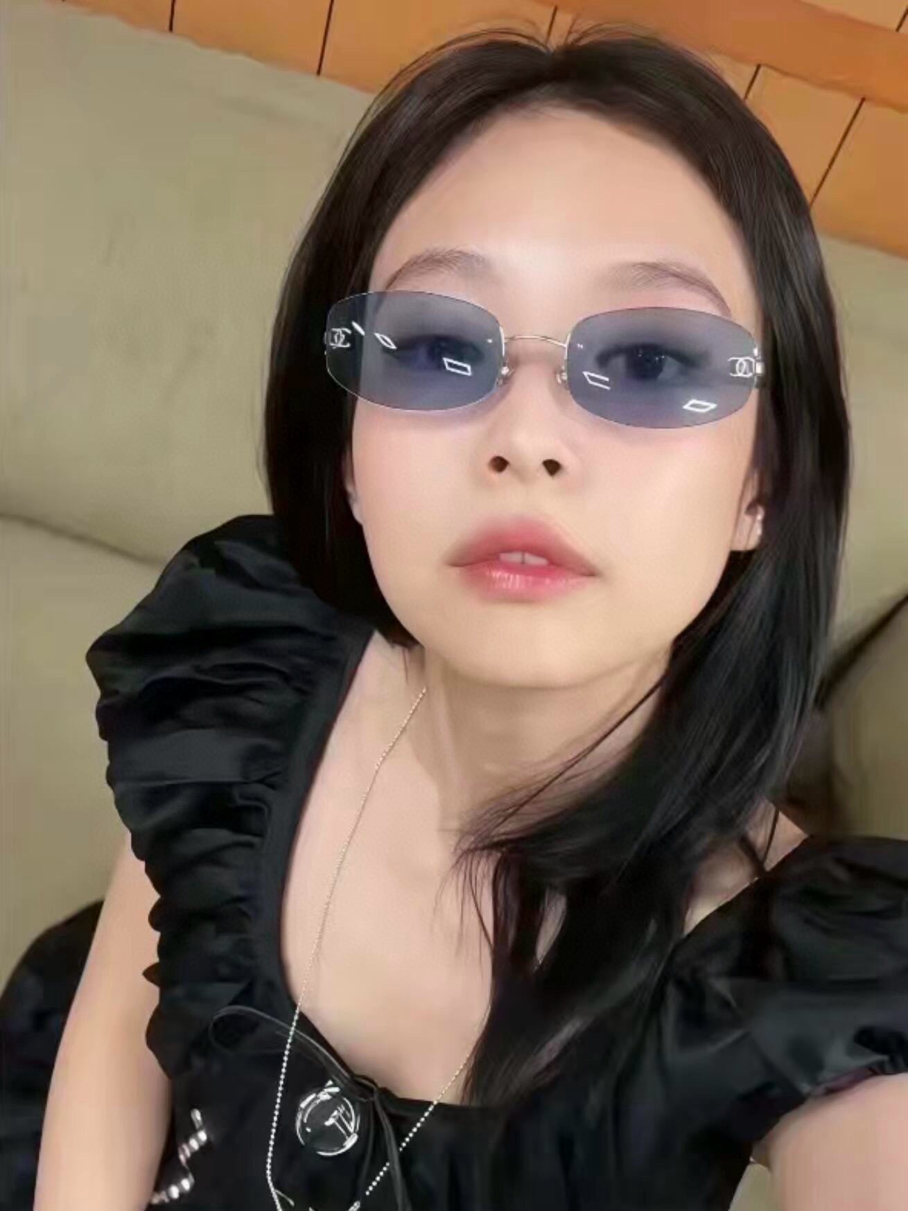 Inspired Chanel CH4002 – Vintage Oval Sunglasses (Jennie Style) 1:1 Mirror Quality)