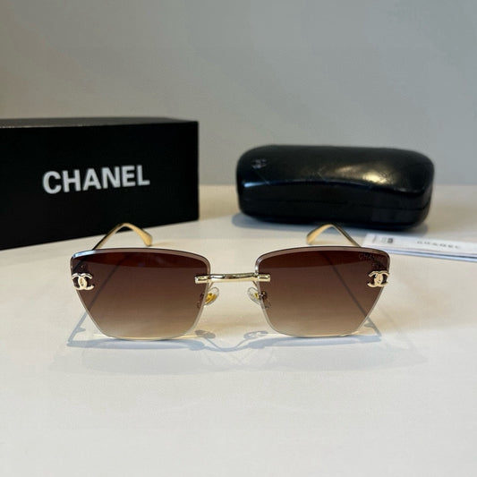 Inspired Chanel 6B073 – Rimless Gradient Square Sunglasses (1:1 Mirror Quality)