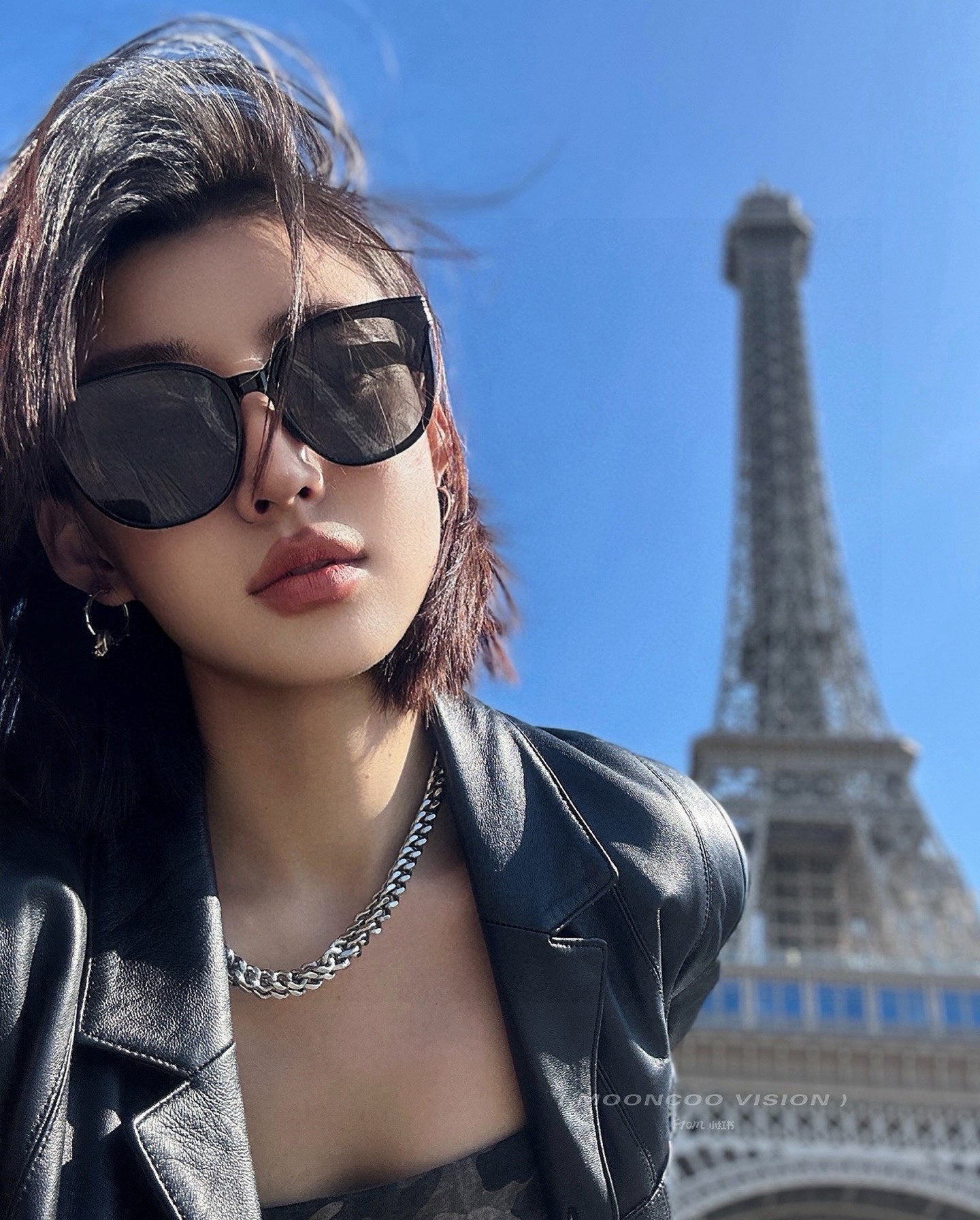 Inspired Dior CD251 – Trendy Round-Frame Polarized Sunglasses (1:1 Mirror Quality)