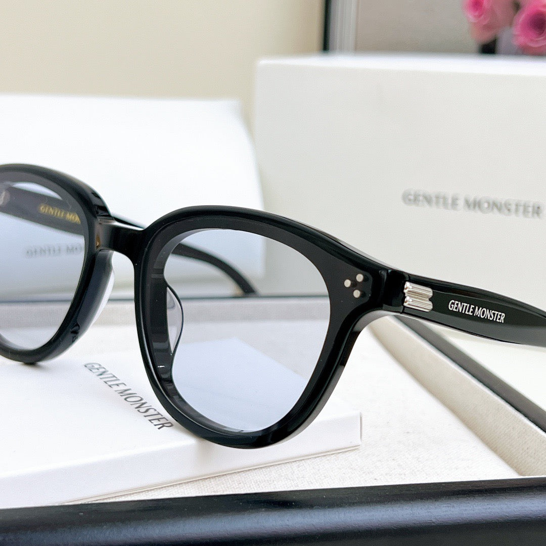 Inspired Gentle Monster Dean – Classic Rounded Cat-Eye Sunglasses (1:1 Mirror Quality)