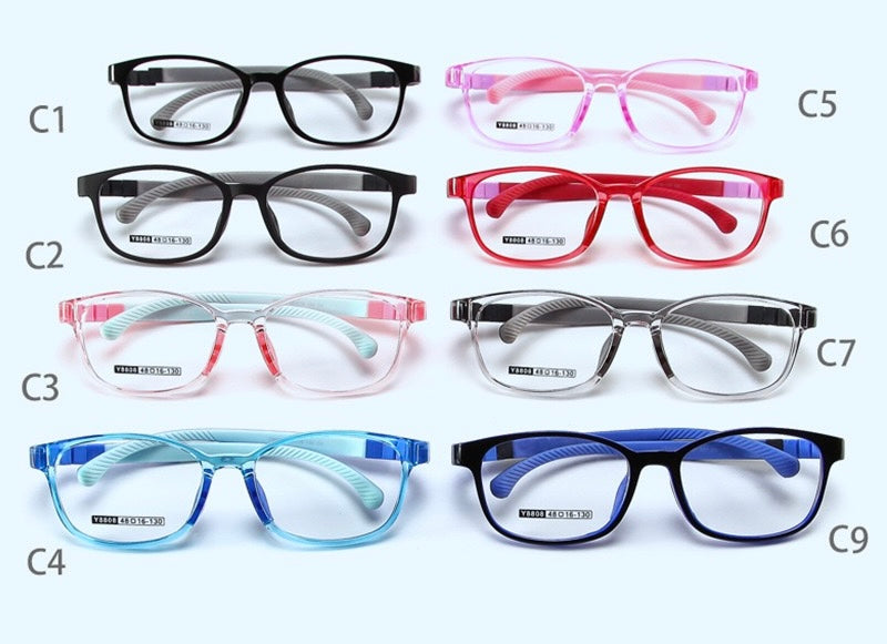 Kids Lightweight Eyeglass Frame – Model T8808 (Ages 6–12)