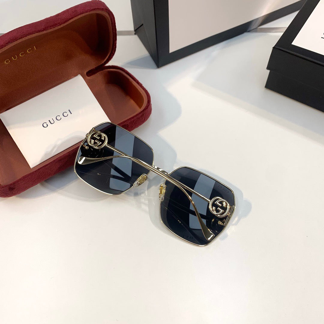 Inspired Gucci GG1207SA –Square Sunglasses (1:1 Mirror Quality)- Dark Grey