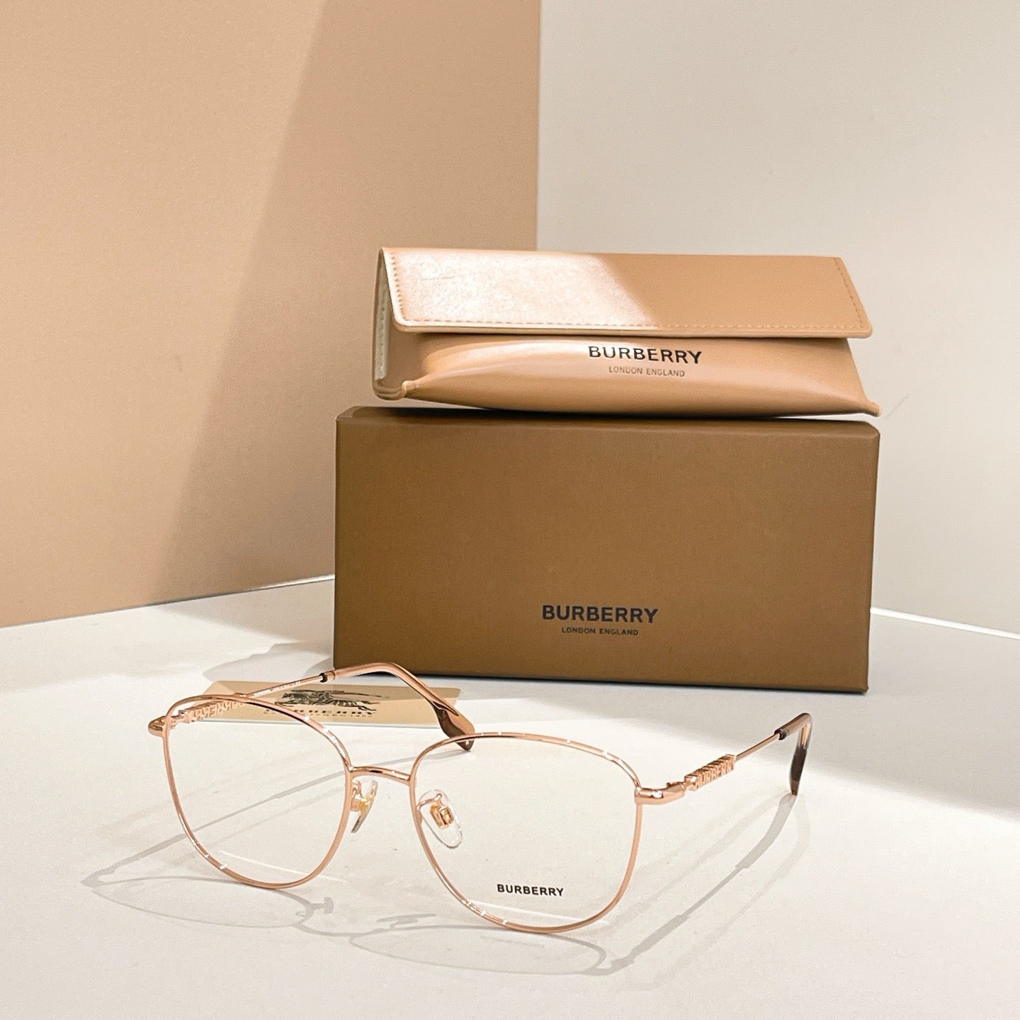 Inspired Burberry BE1376 – Oversized Square Optical Eyeglasses (1:1 Mirror Quality)