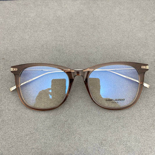 Inspired Saint Laurent SL580/F – Acetate & Metal Unisex Eyeglasses (1:1 Mirror Quality)