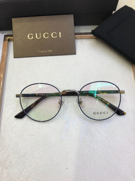 Inspired Gucci GG0297OK Optical Eyeglasses – Lightweight Round Frame (1:1 Mirror Quality)