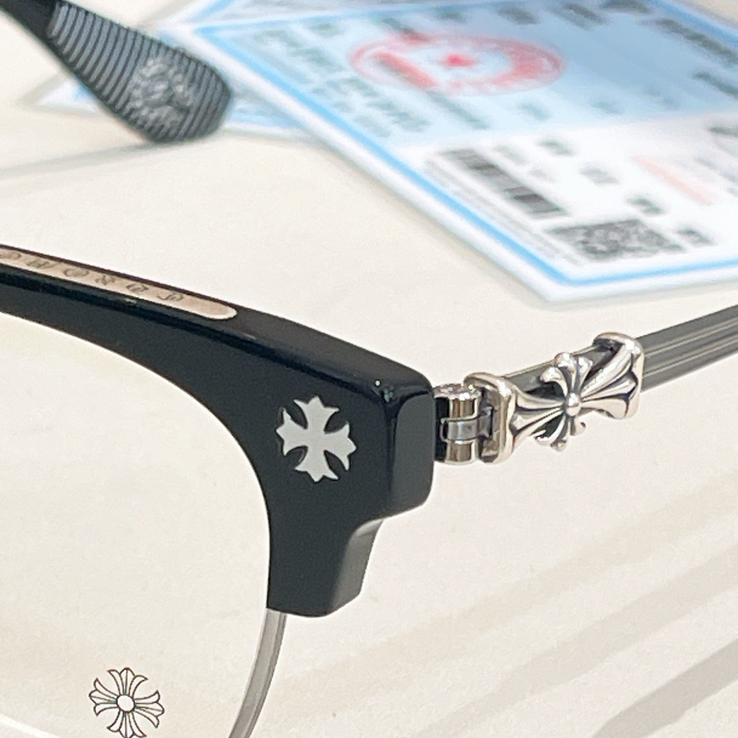 Inspired Chrome Hearts BONENNOISSEUR – 925 Silver Detail Eyeglasses (1:1 Mirror Quality)