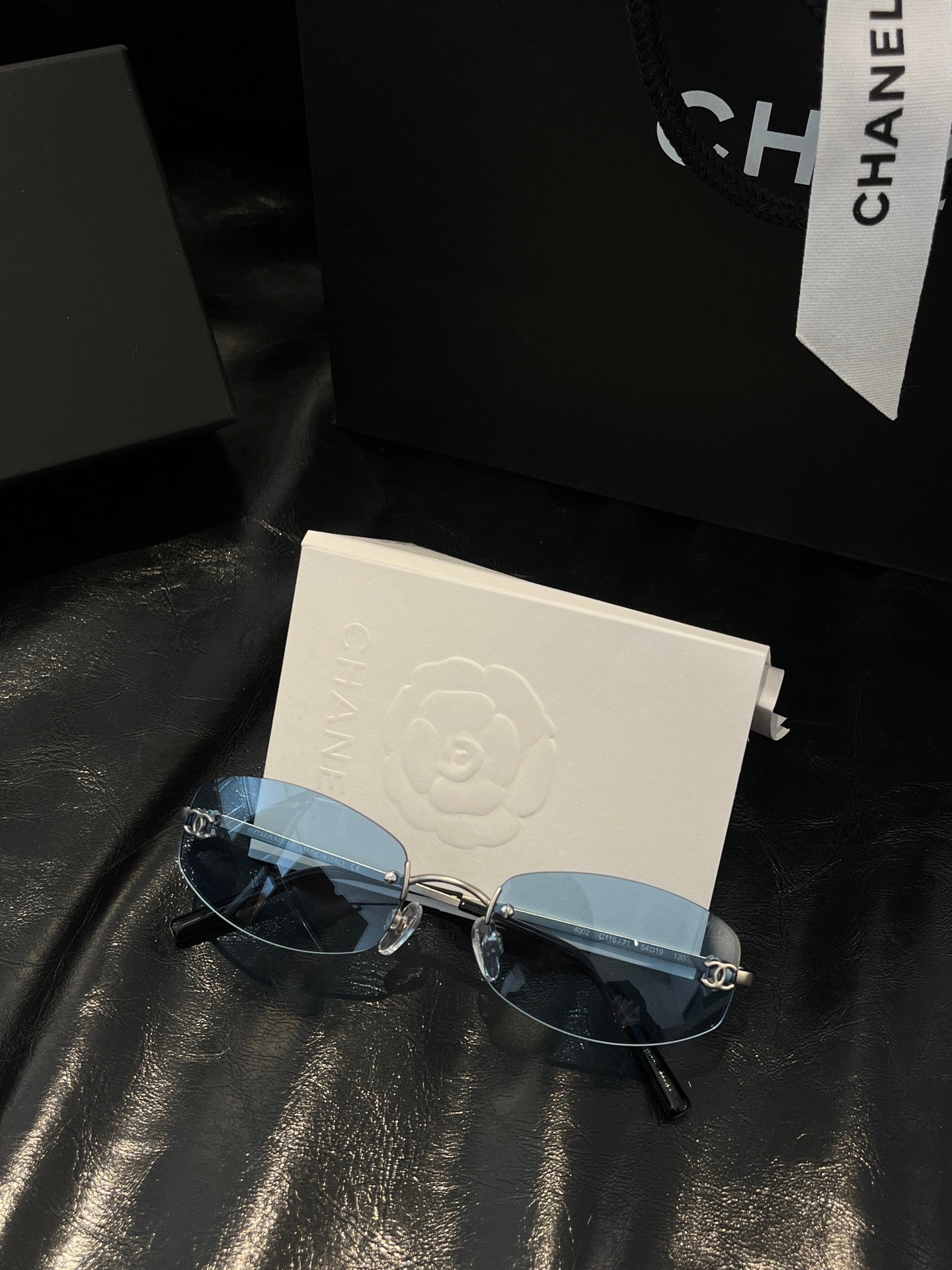 Inspired Chanel CH4002 – Vintage Oval Sunglasses (Jennie Style) 1:1 Mirror Quality)