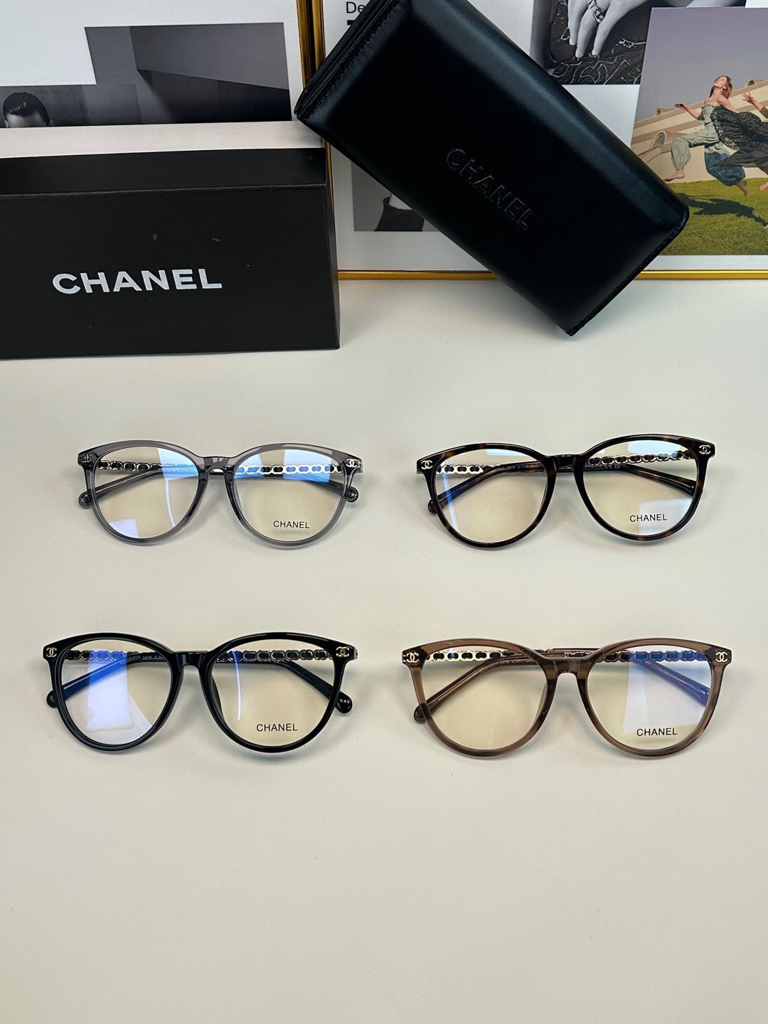 Inspired Chanel 3478 – Retro Cat-Eye Eyeglasses (1:1 Mirror Quality)