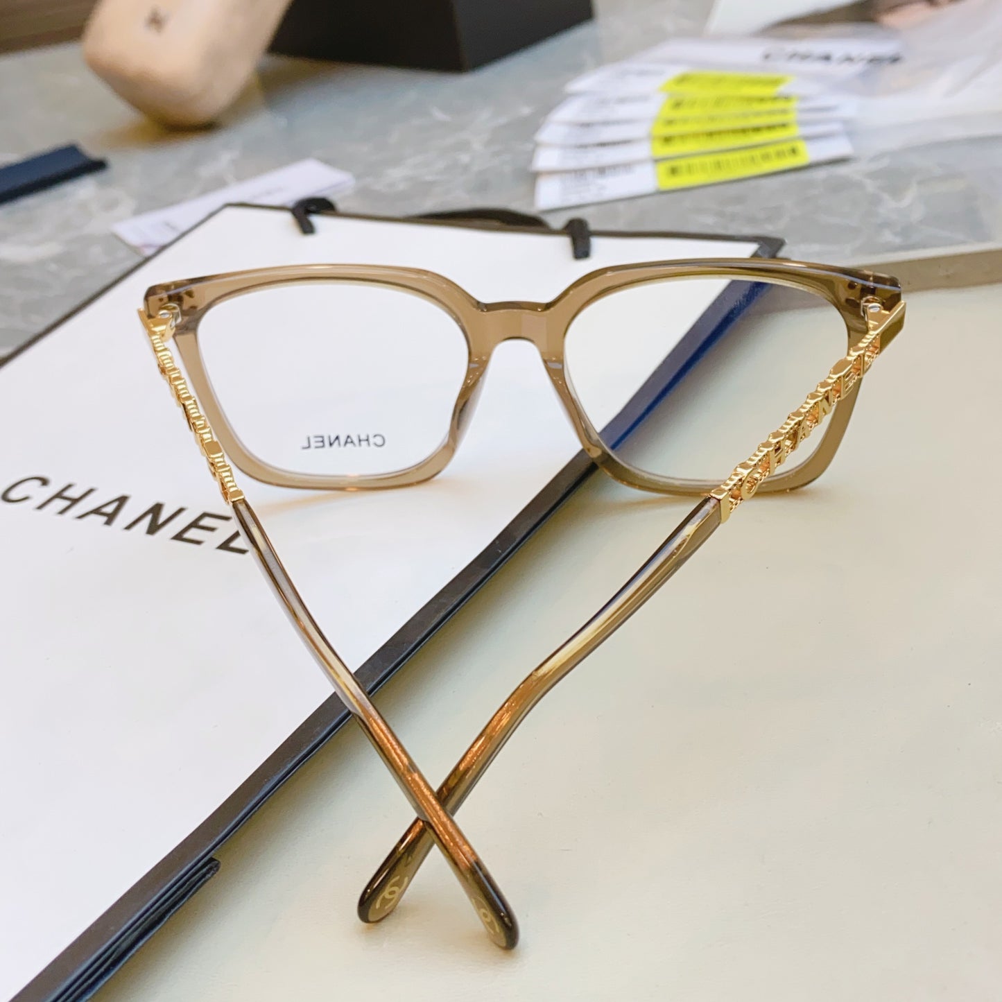Inspired Chanel CH0820 – Oversized Square Eyeglasses (1:1 Mirror Quality)
