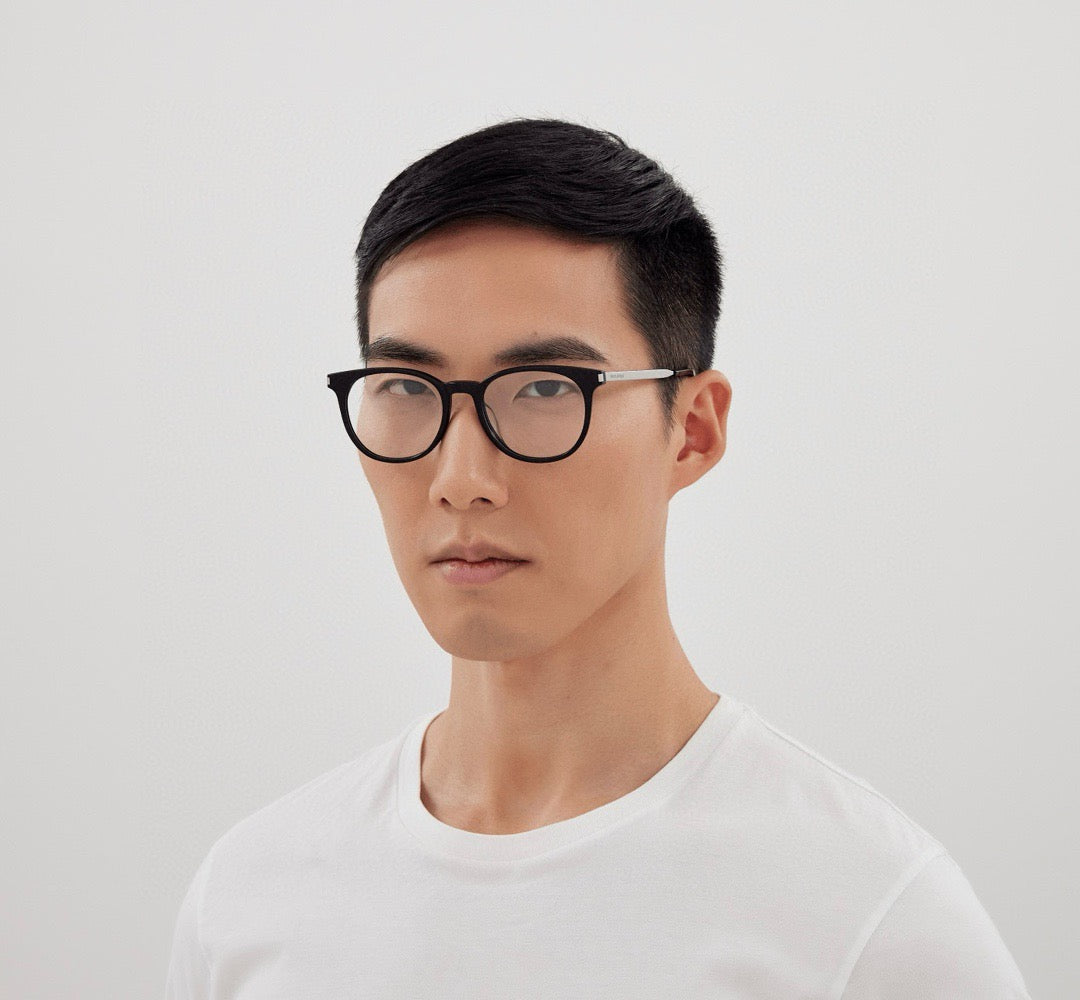 Inspired Saint Laurent SL683/F – Rounded Unisex Acetate Eyeglasses (1:1 Mirror Quality)