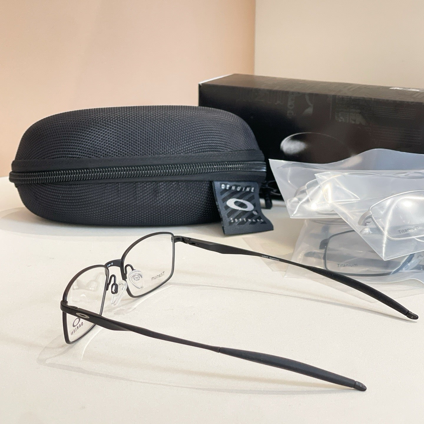 OX5121 Black Eyeglasses- Inspired by Oakley Titanium Lightweight Designer-Inspired Frame