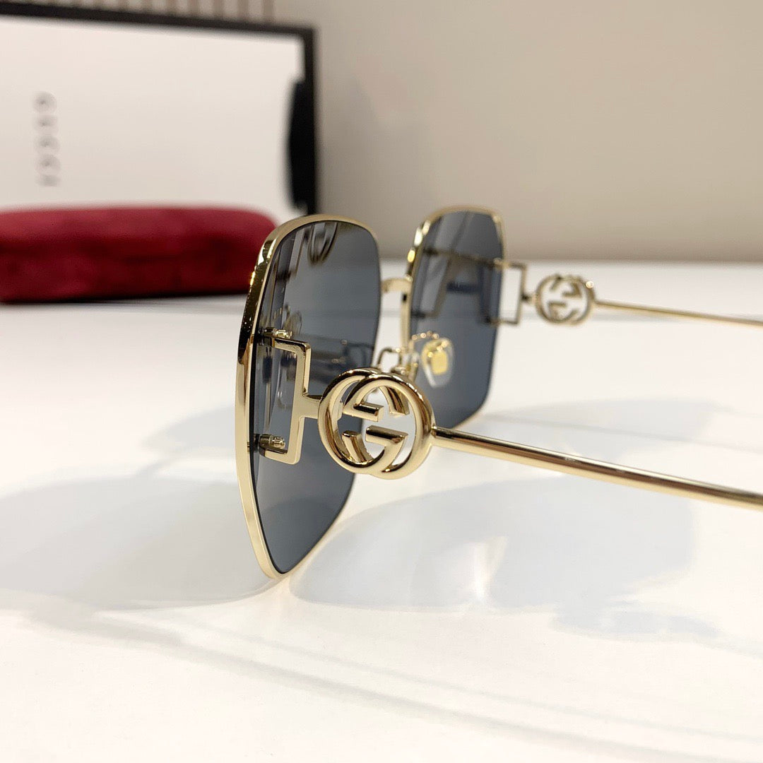 Inspired Gucci GG1207SA –Square Sunglasses (1:1 Mirror Quality)- Dark Grey