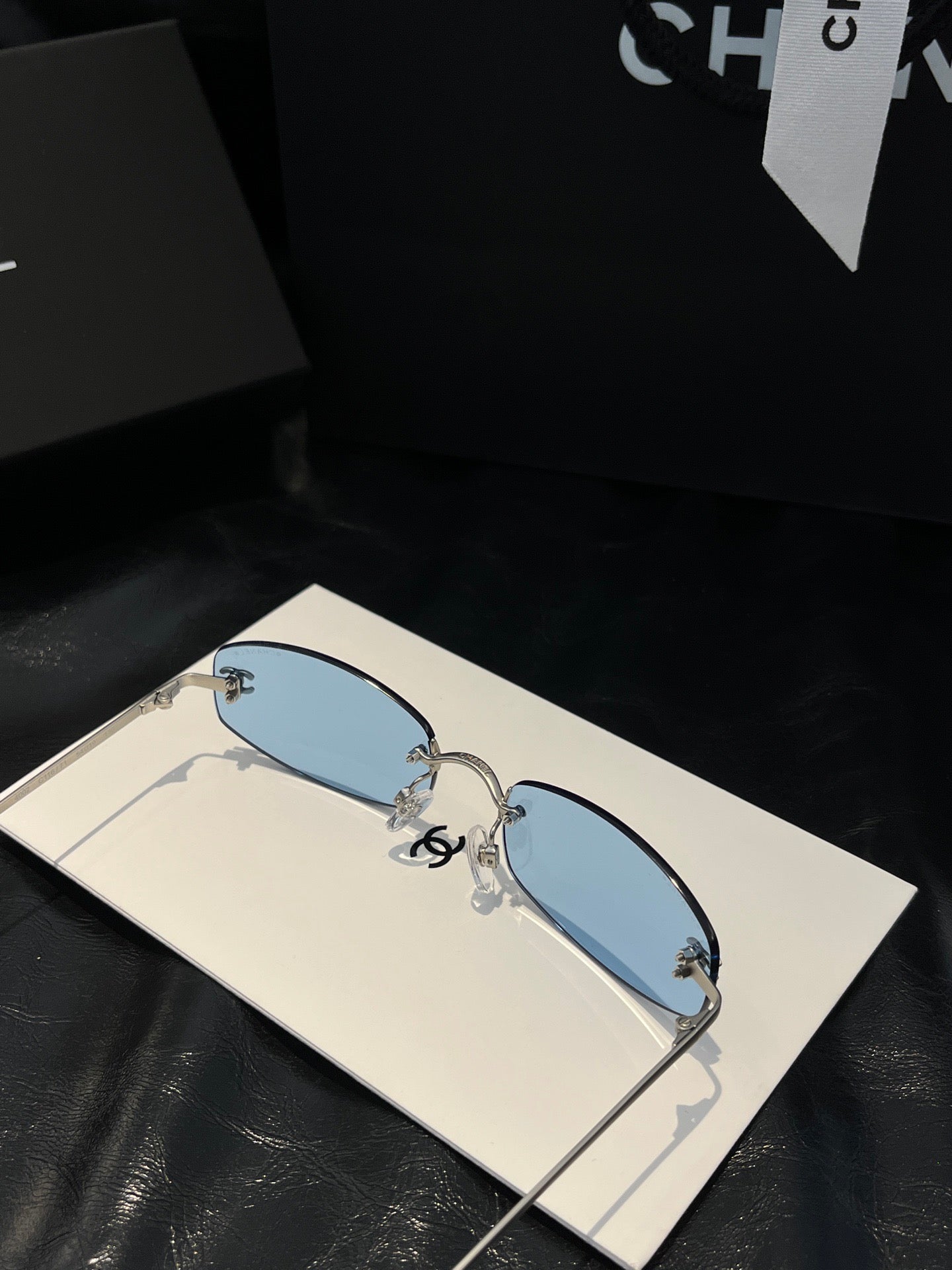 Inspired Chanel CH4002 – Vintage Oval Sunglasses (Jennie Style) 1:1 Mirror Quality)