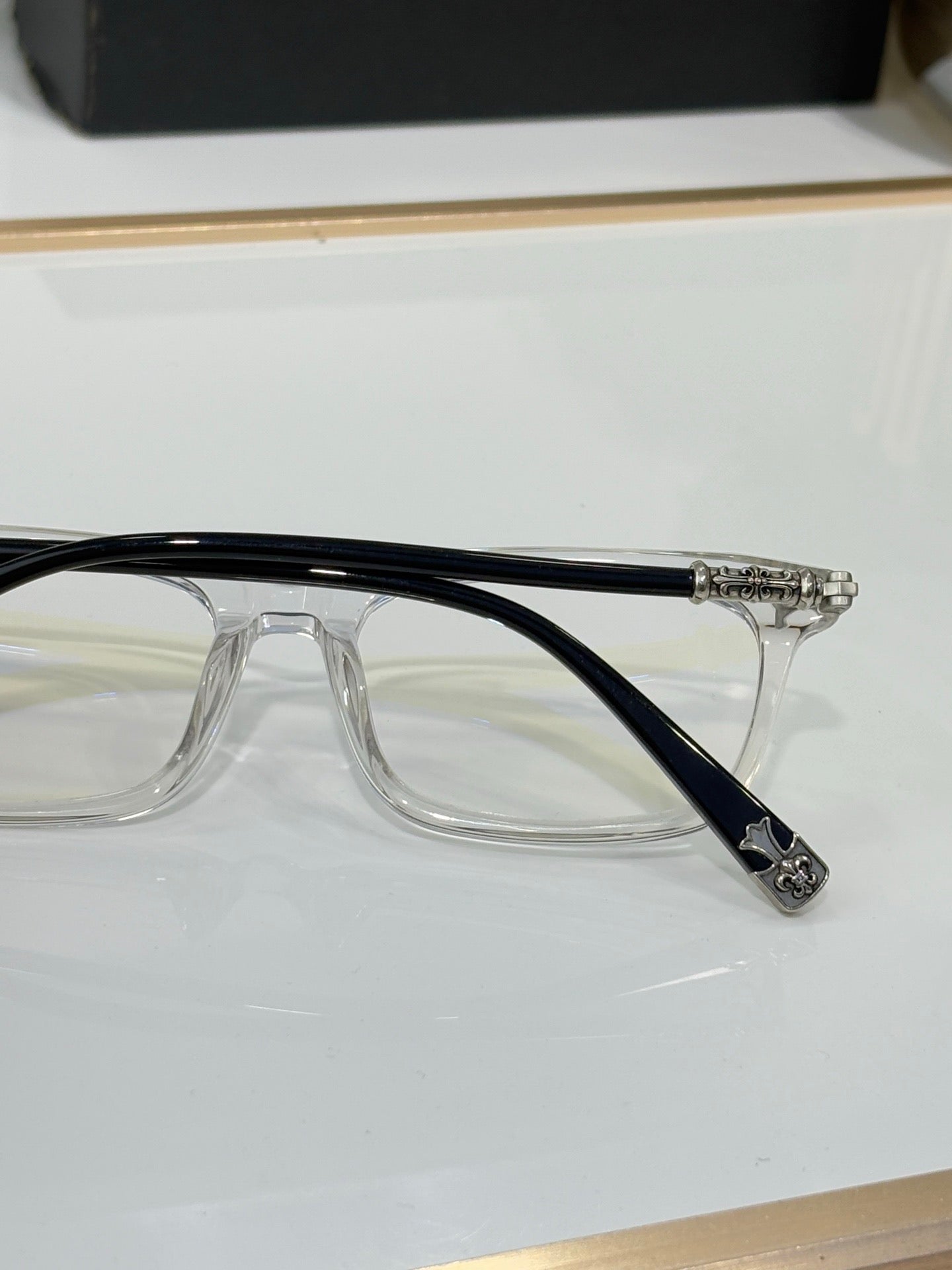 Chrome Hearts FUN HATCH – Classic Rectangular Optical Eyeglasses (1:1 Mirror Quality)