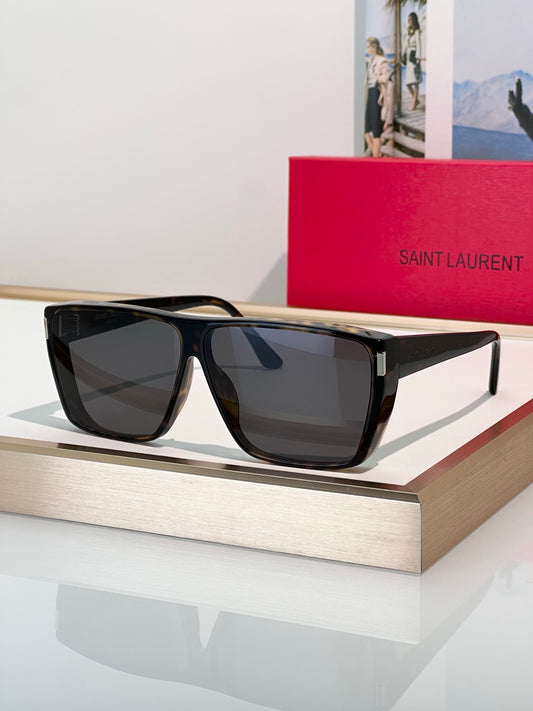 Inspired Saint Laurent SL756 – Oversized Square Frame Glasses (1:1 Mirror Quality)- Black