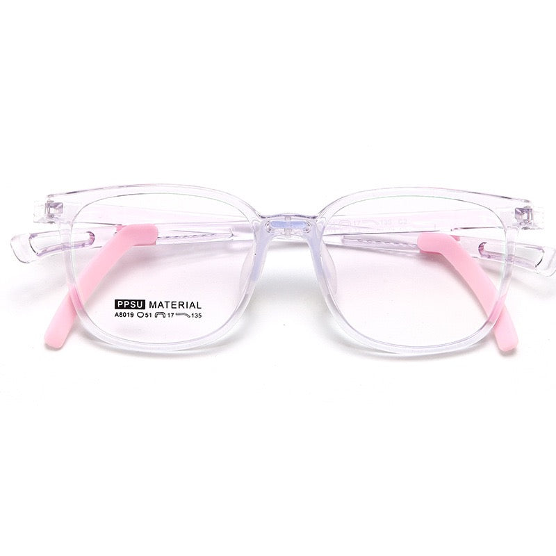 Kids Ultra-Light Eyeglass Frame – Model A8019 (Ages 7–12)