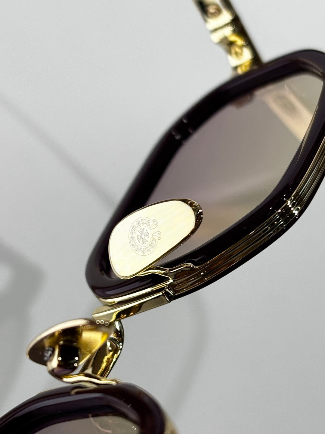 Inspired Chrome Hearts STYLIDA – Octagonal Metal Sunglasses with Zeiss Lenses (1:1 Mirror Quality)