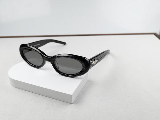Inspired Gentle Monster CUFF 01- Retro Oval Sunglasses (1:1 Mirror Quality)