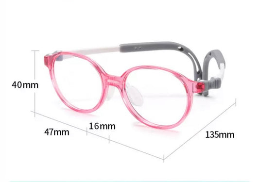 Children’s Flexible Silicone Eyeglass Frame – Model T107