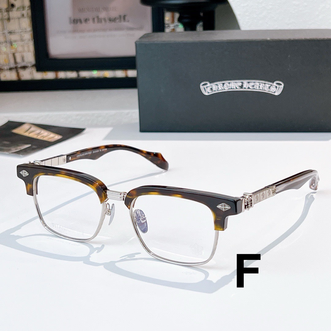 Inspired Chrome Hearts CH8316 Optical Glasses – Classic Rectangle Frame (1:1 Mirror Quality)