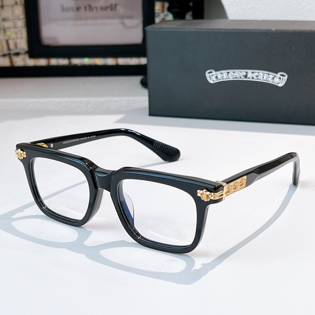 Inspired Chrome Hearts CH8330 – Bold Acetate Eyeglasses (1:1 Mirror Quality)