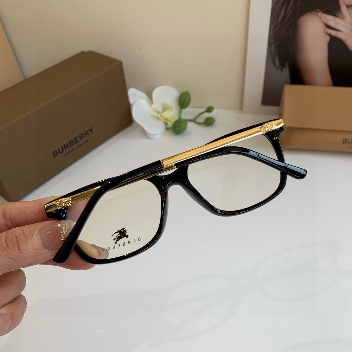 Inspired Burberry 6050 – Square Optical Eyeglasses (1:1 Mirror Quality)