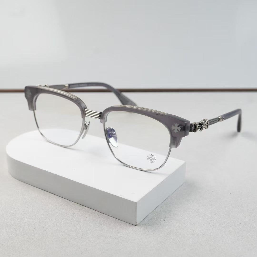 Inspired Chrome Hearts BONENNOISSEUR – 925 Silver Detail Eyeglasses (1:1 Mirror Quality)