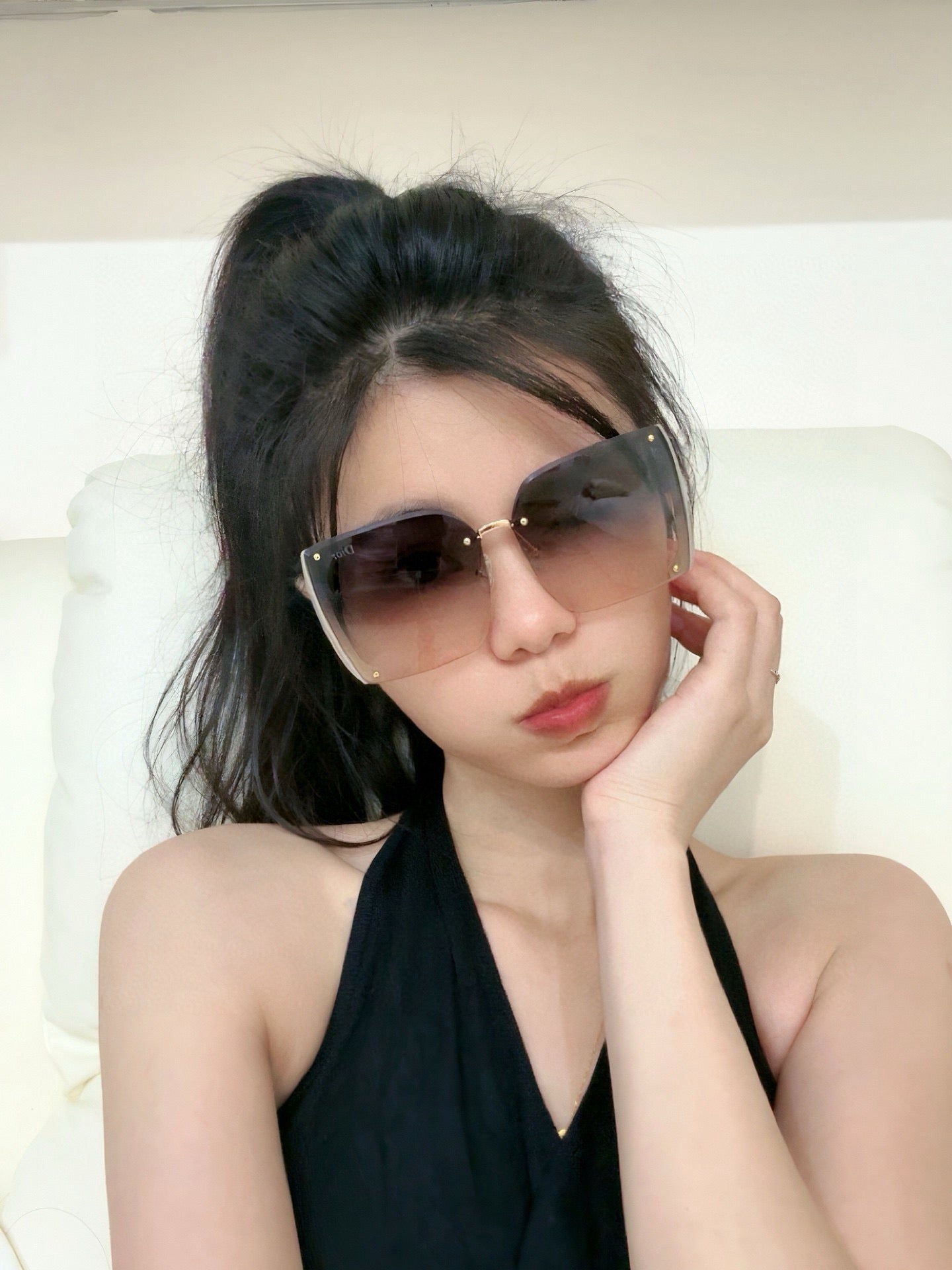 Inspired Dior CD2220 – Oversized Square Gradient Sunglasses (1:1 Mirror Quality)