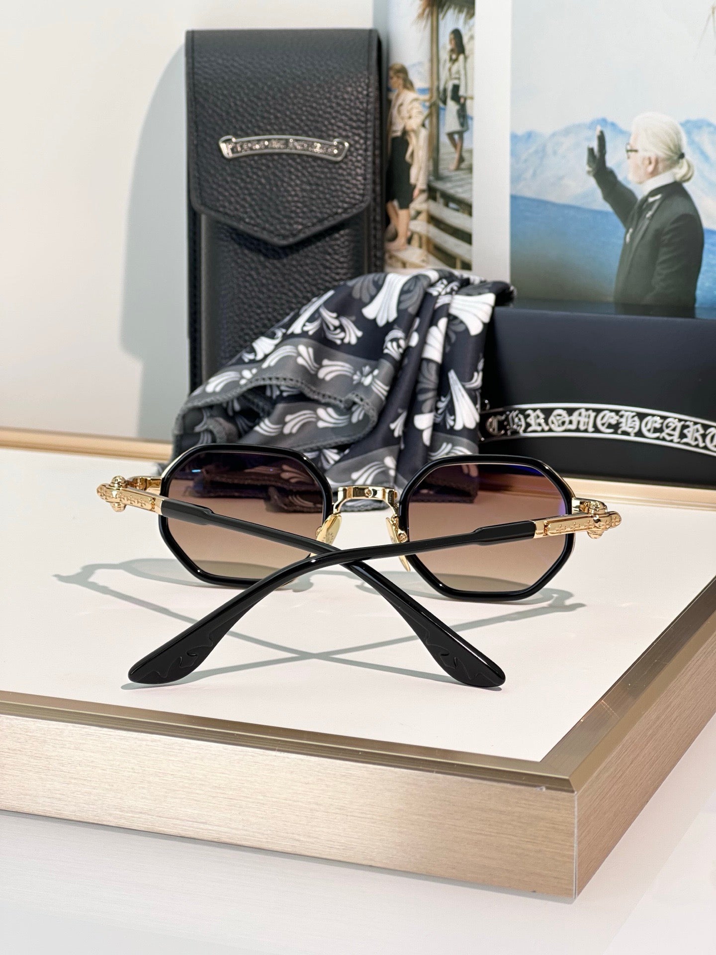 Inspired Chrome Hearts TATTERS Sunglasses – Geometric Frame (1:1 Mirror Quality)