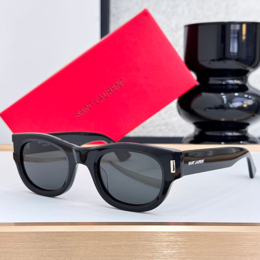 Inspired Saint Laurent SL 805F – Retro Oval Sunglasses (1:1 Mirror Quality)