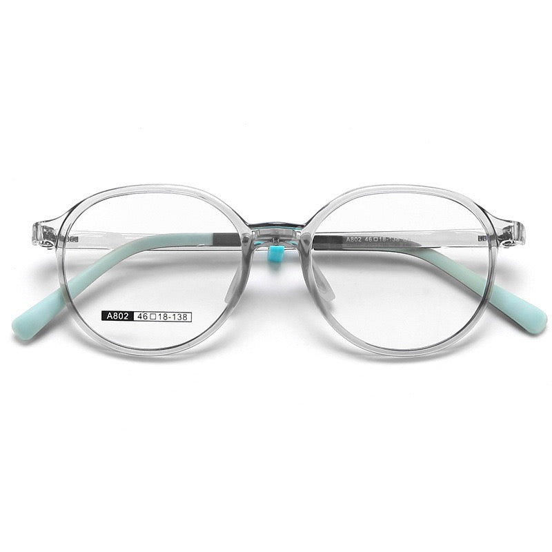 Kids Round Optical Glasses – Model A802 (Ages 7–12)