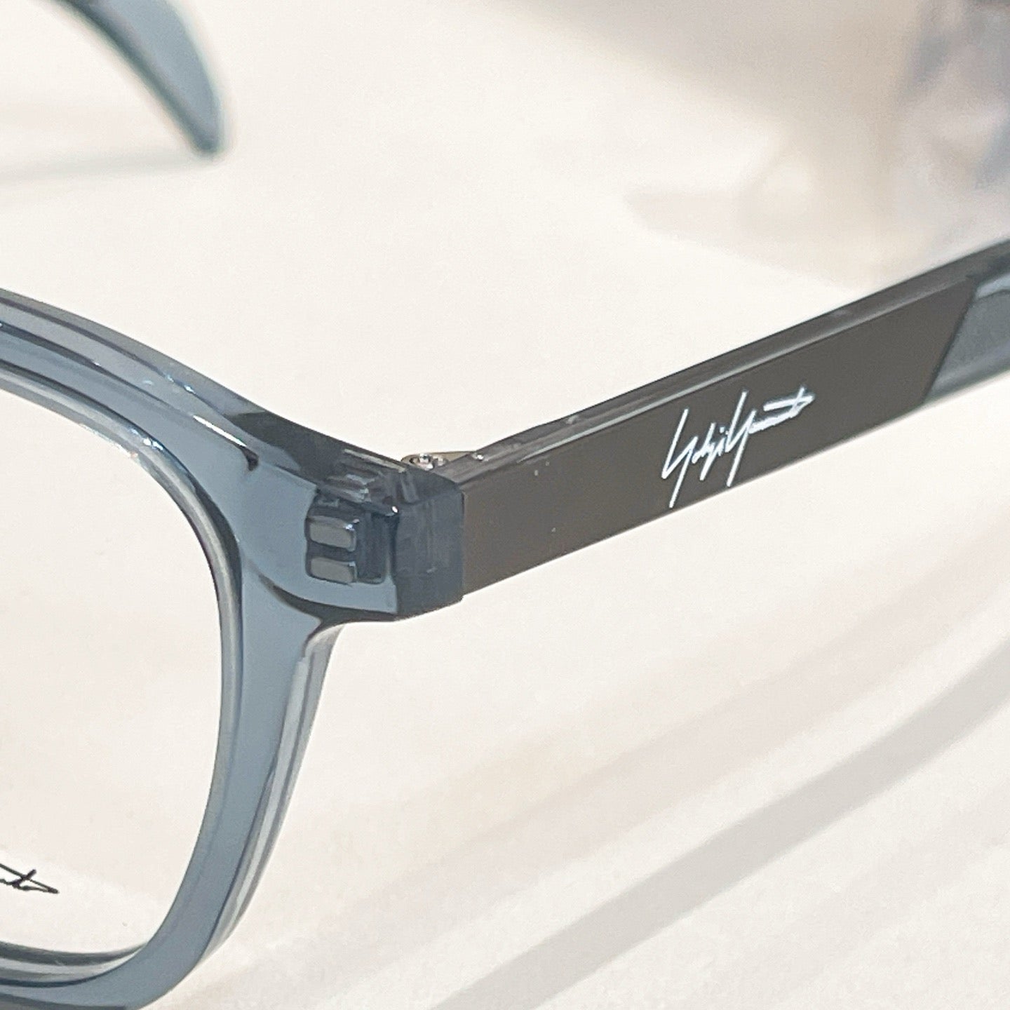 Model: 19-1006 Clear Blue Grey Eyeglasses -Inspired Yohji Yamamoto