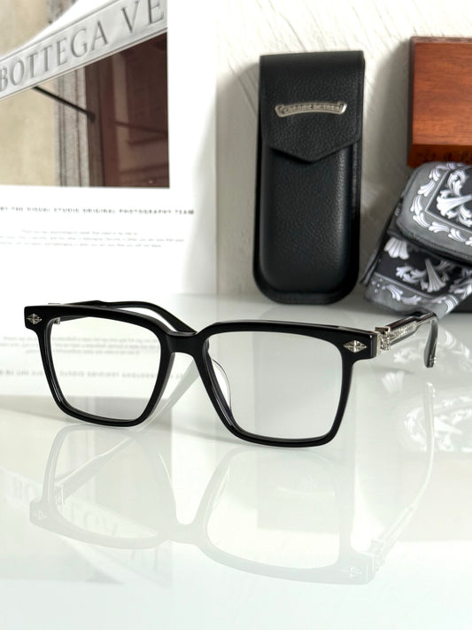 Inspired Chrome Hearts CH8299 – Gothic-Inspired Square Optical Eyeglasses (1:1 Mirror Quality)