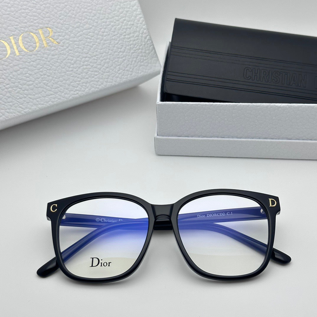Dior CD2 – Unisex Square Optical Eyeglasses (1:1 Mirror Quality)