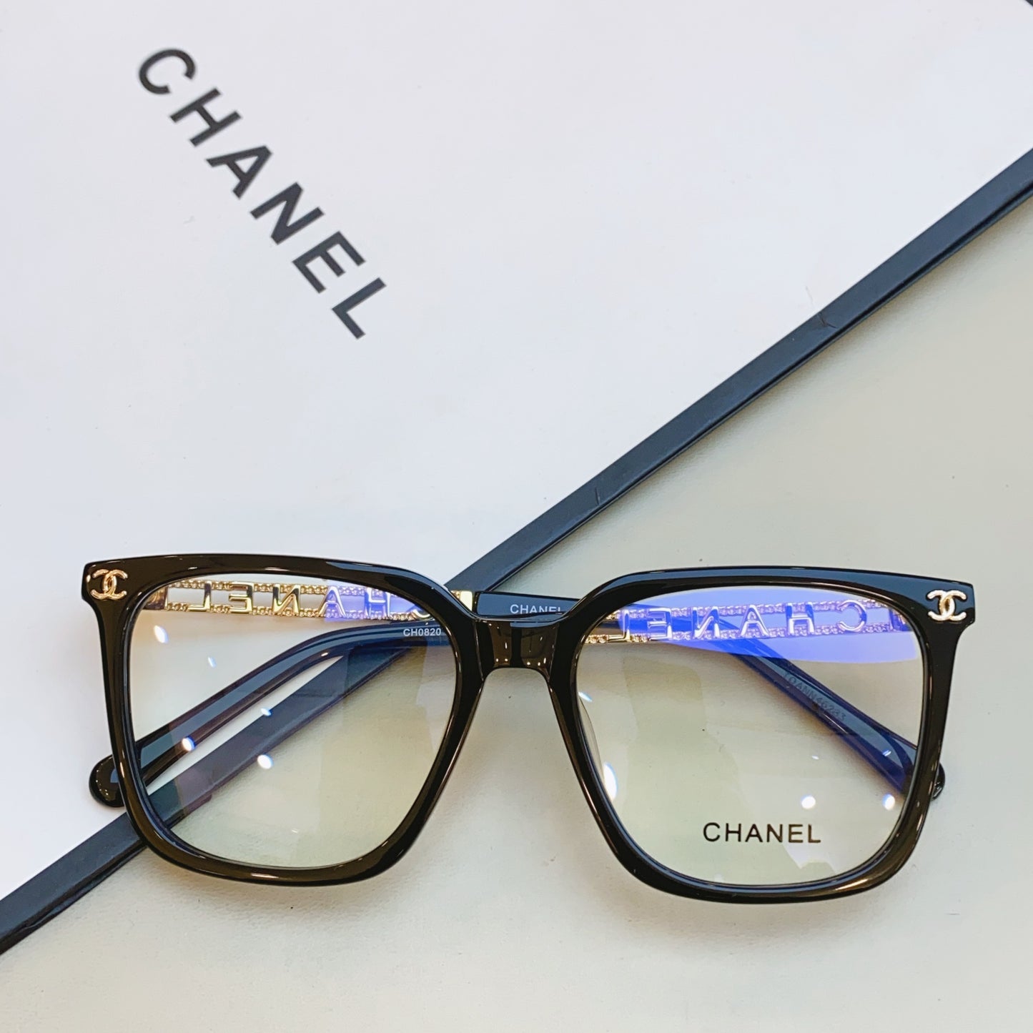 Inspired Chanel CH0820 – Oversized Square Eyeglasses (1:1 Mirror Quality)
