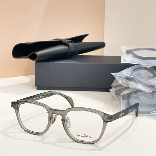 Model: 19-1006 Clear Grey Eyeglasses -Inspired Yohji Yamamoto