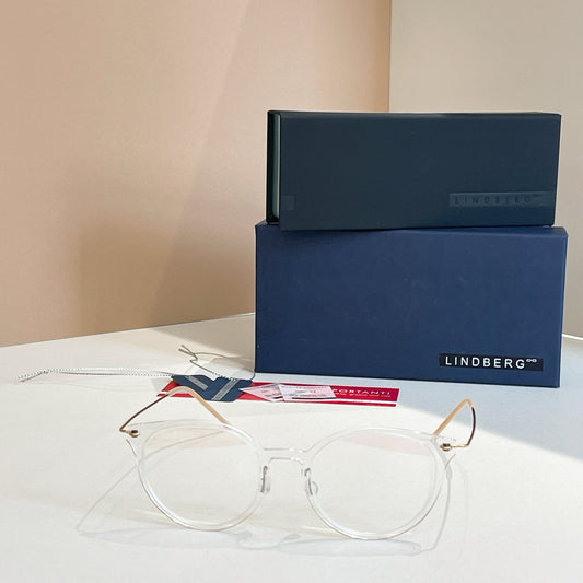 Inspired Lindberg 6600 – Round Clear Titanium Eyeglasses (1:1 Mirror Quality)