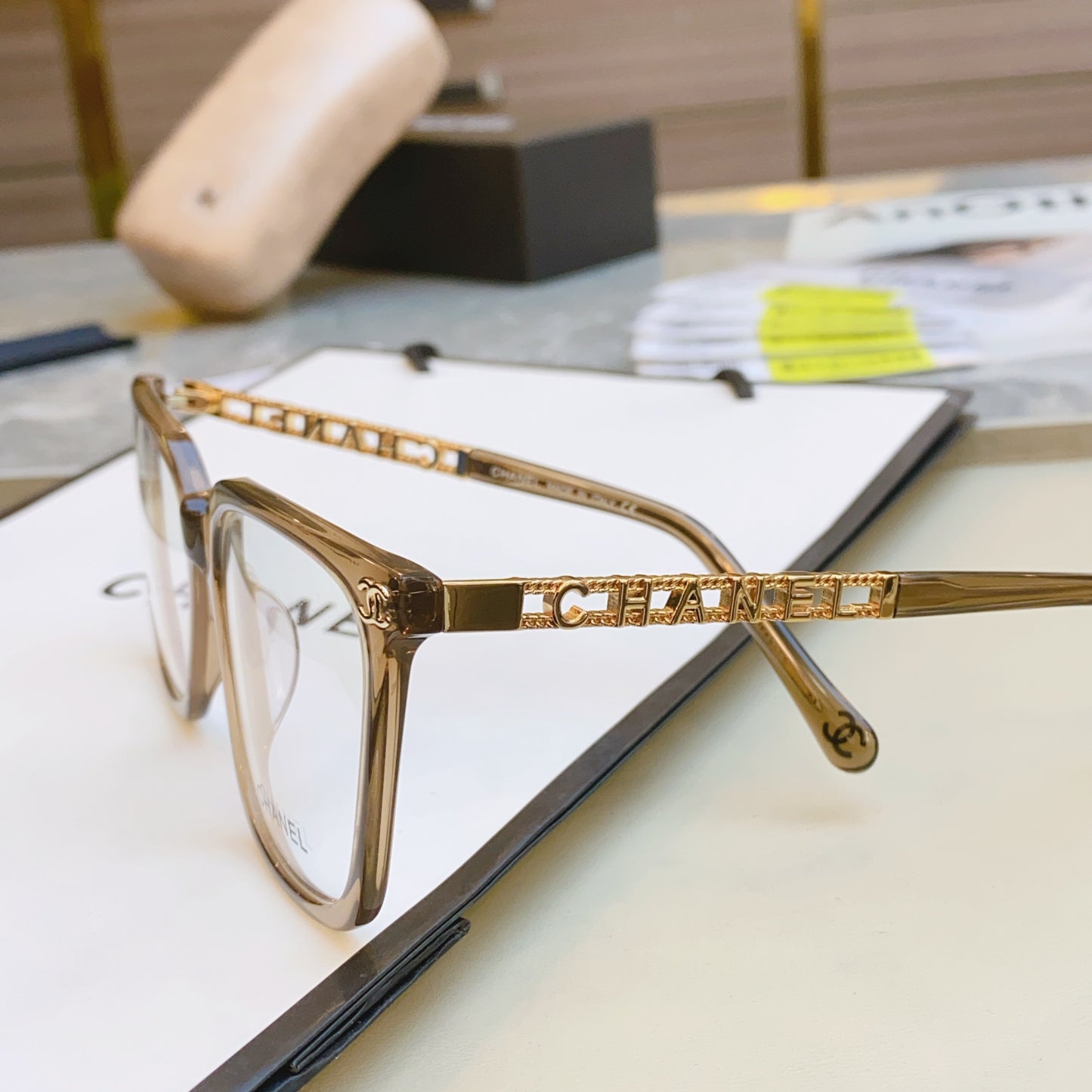 Inspired Chanel CH0820 – Oversized Square Eyeglasses (1:1 Mirror Quality)