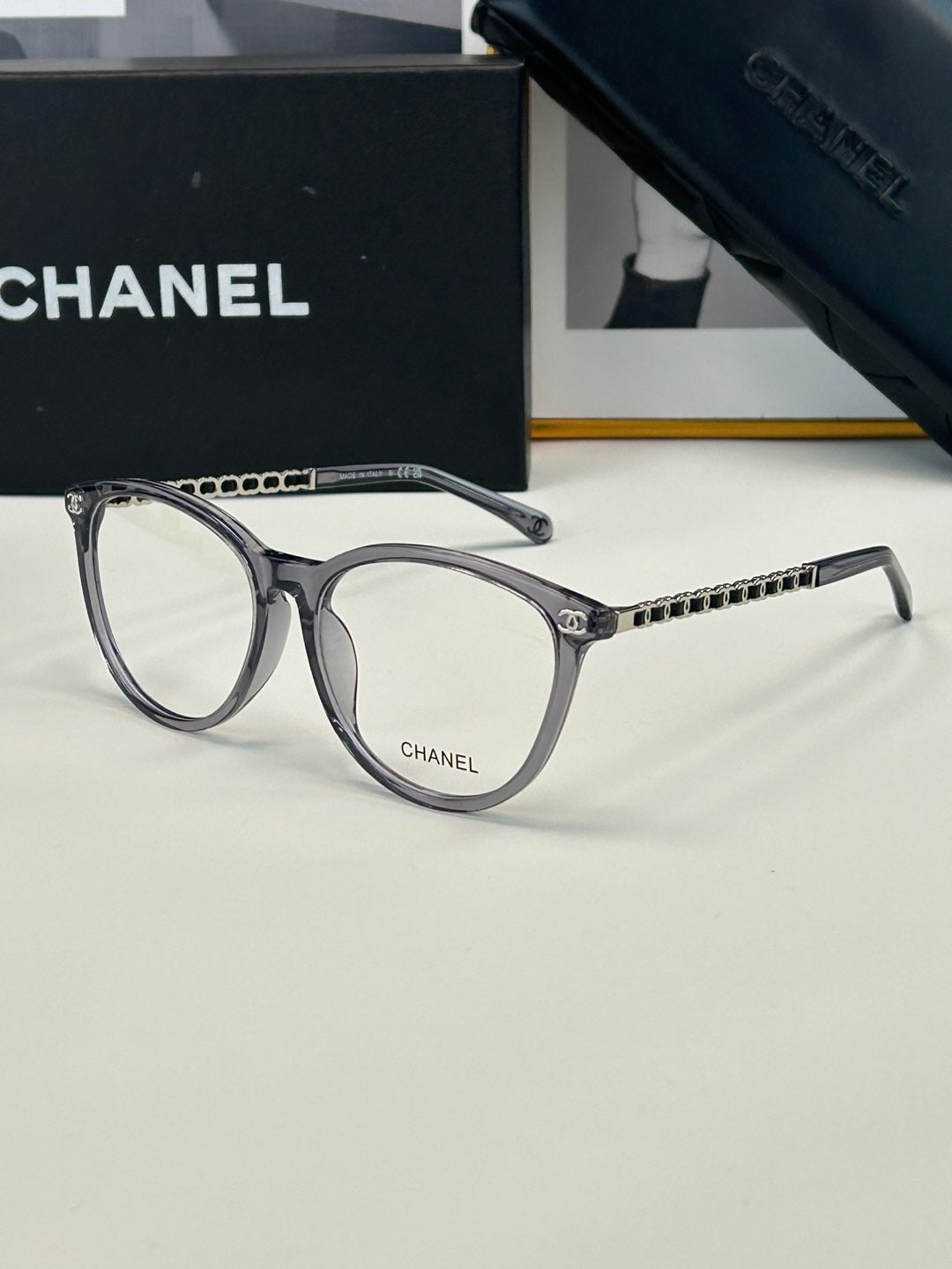 Inspired Chanel 3478 – Retro Cat-Eye Eyeglasses (1:1 Mirror Quality)
