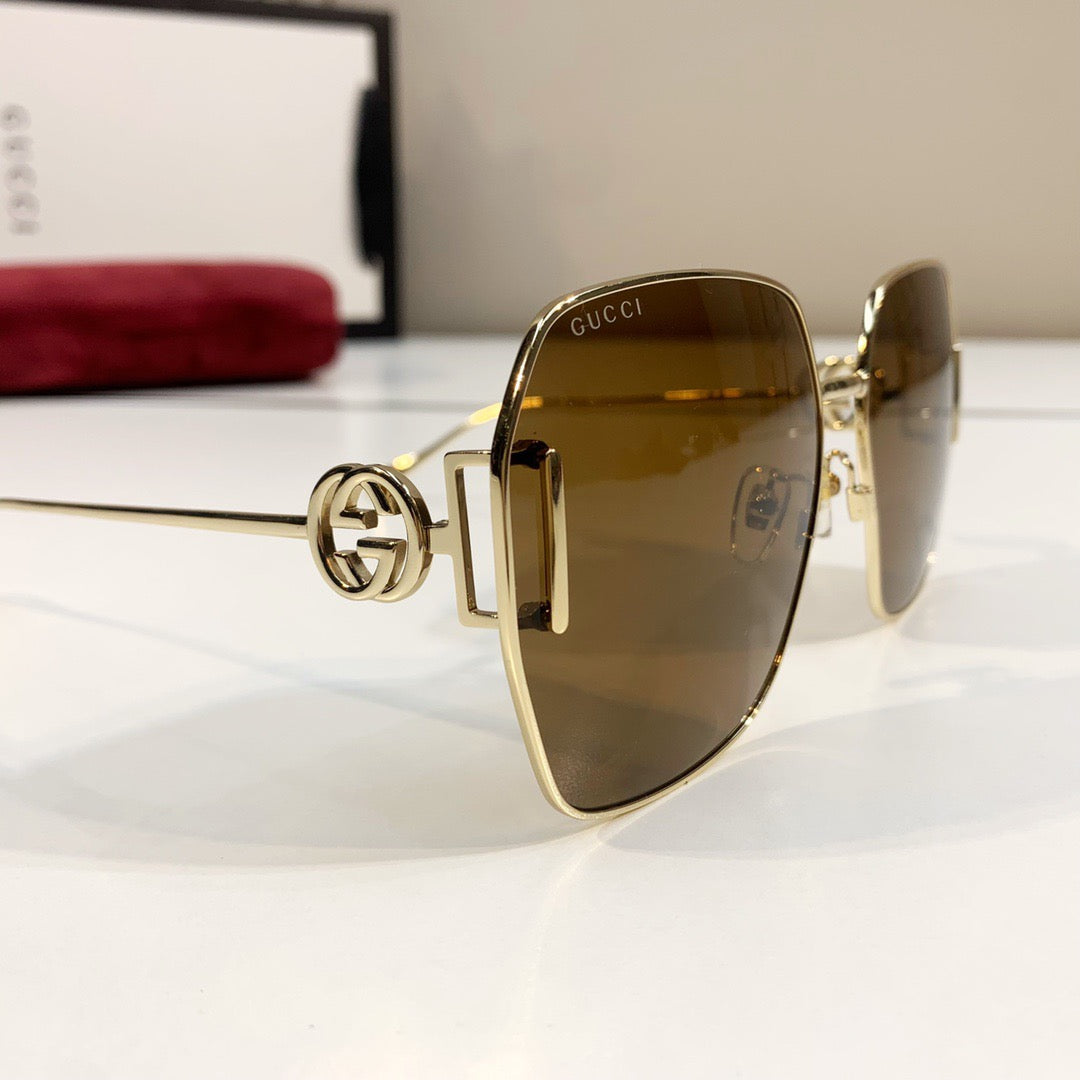 Inspired Gucci GG1207SA –Square Sunglasses (1:1 Mirror Quality)- Brown