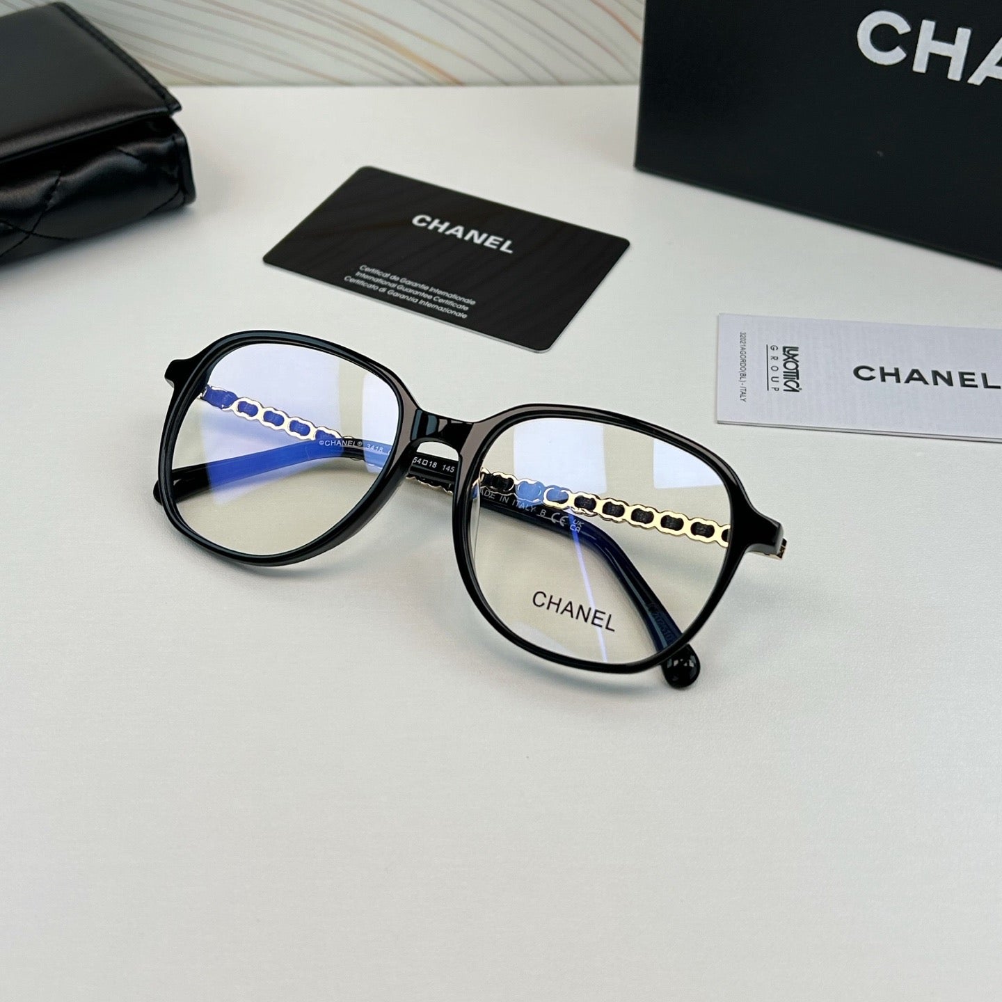 Inspired Chanel CH3418 – Oversized Square Eyeglasses (1:1 Mirror Quality)