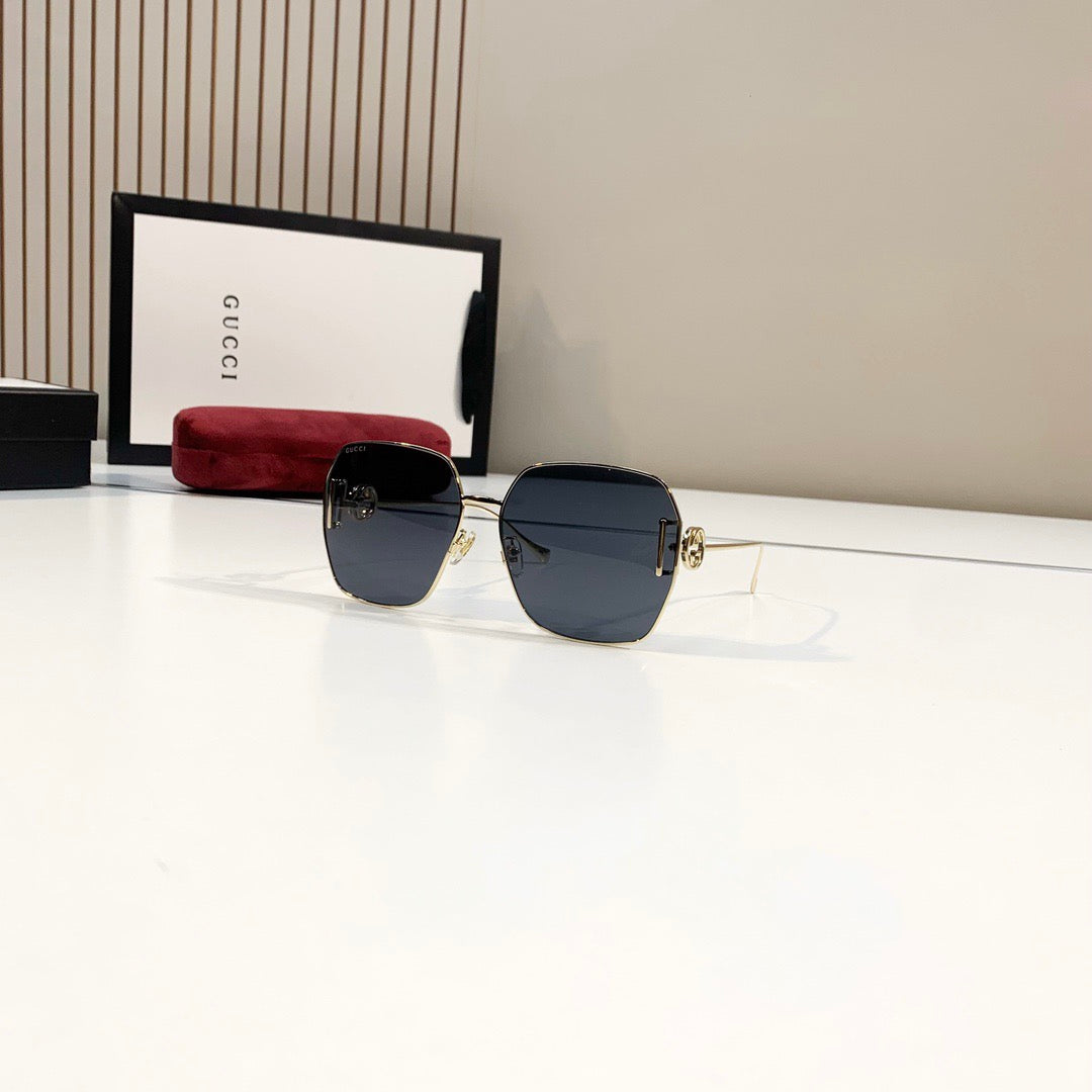 Inspired Gucci GG1207SA –Square Sunglasses (1:1 Mirror Quality)- Dark Grey