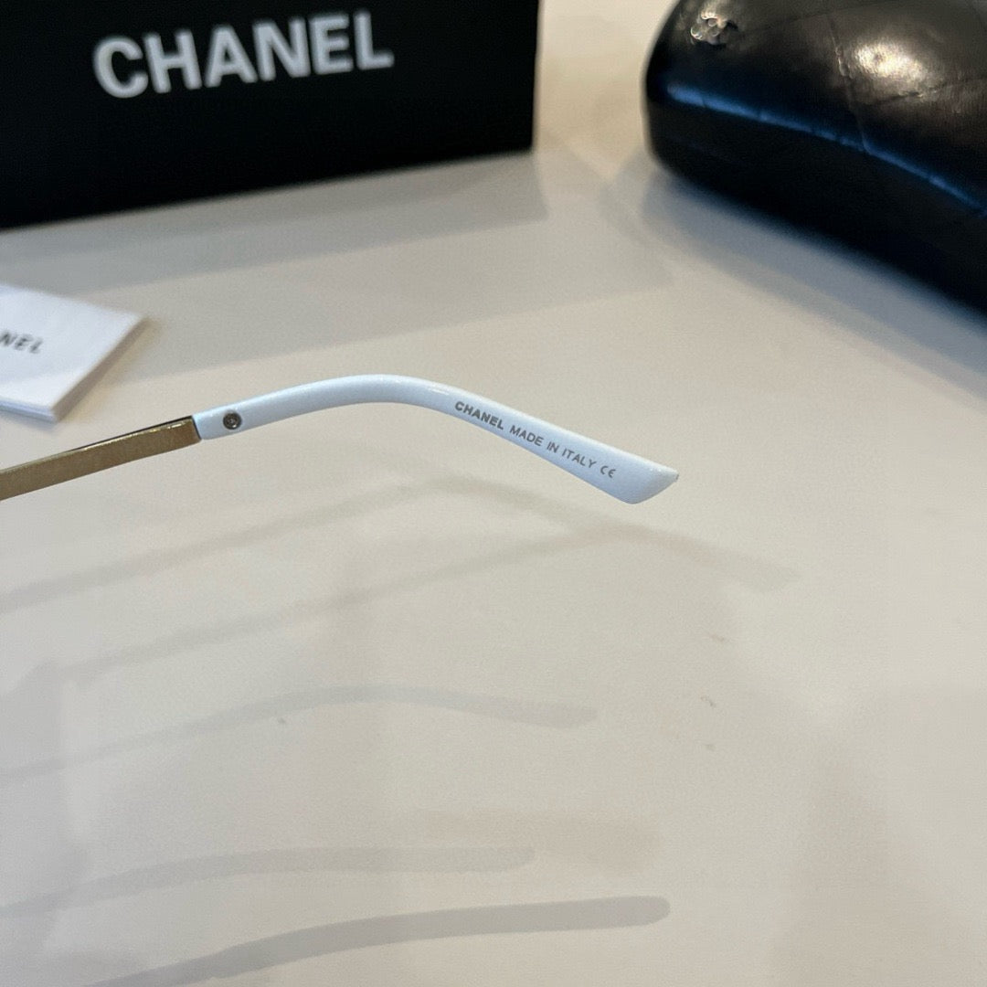 Inspired Chanel 68071 – Rimless Pink Sunglasses with Logo Temples (1:1 Mirror Quality)