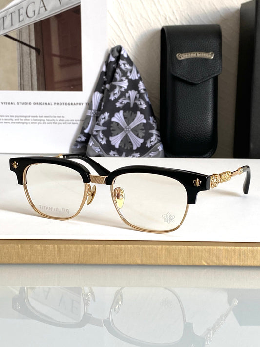 Inspired Chrome Hearts CH8224 – Bold Browline Optical Eyeglasses (1:1 Mirror Quality)