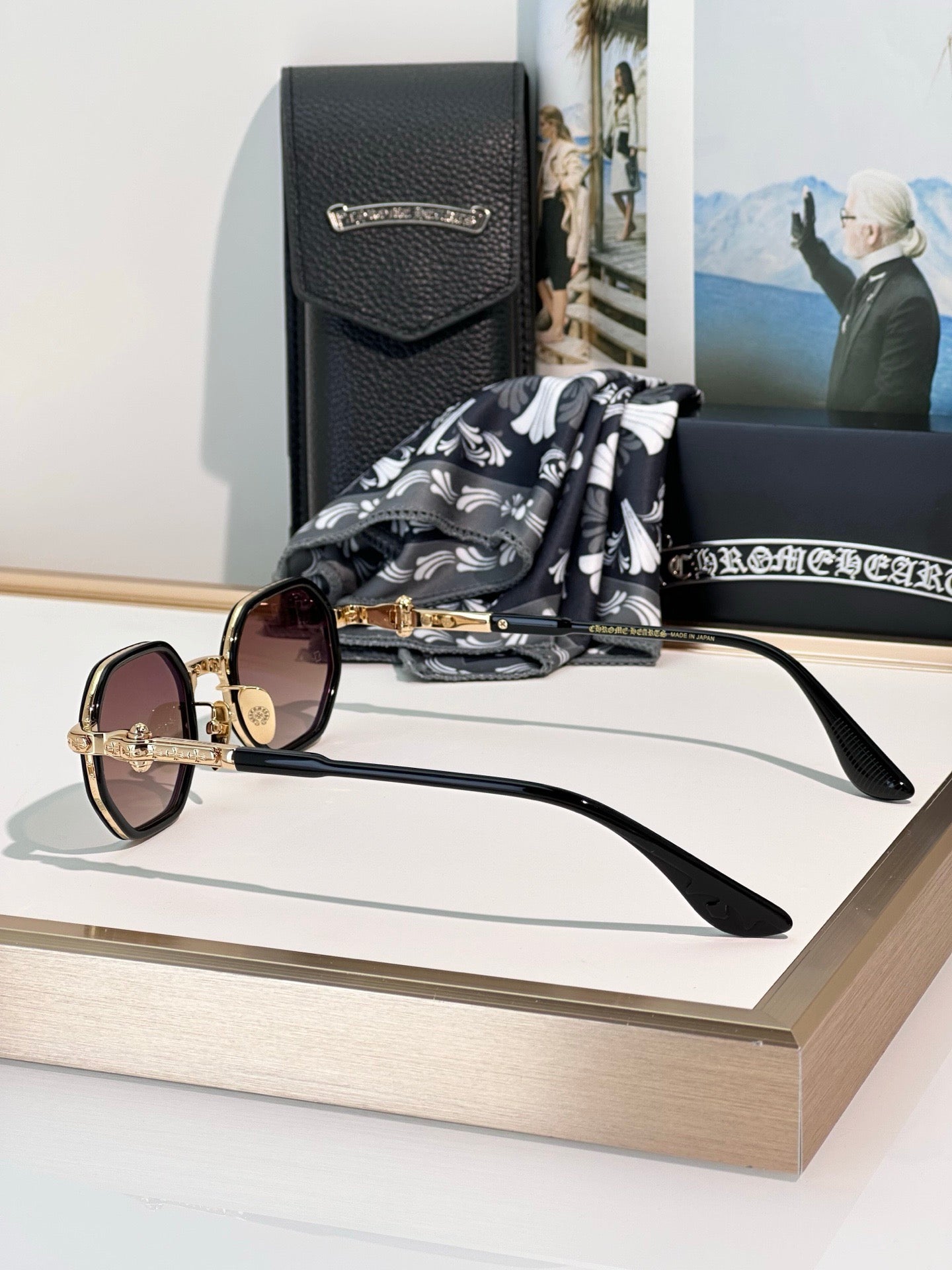 Inspired Chrome Hearts TATTERS Sunglasses – Geometric Frame (1:1 Mirror Quality)