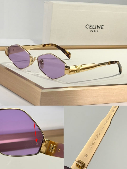Inspired CELINE CL40254U – Triomphe Metal 02 Sunglasses (1:1 Mirror Quality)