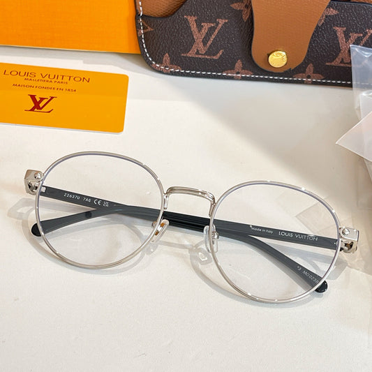Louis Vuitton Z2637U – Round Metal Optical Eyeglasses (Inspired, 1:1 Mirror Quality)